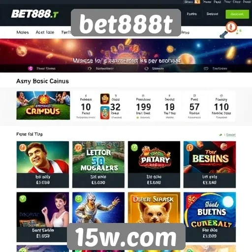Análise de recursos disponíveis no site bet888t