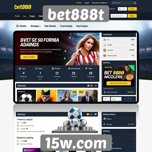 Design moderno do site bet888t atrai novos usuários