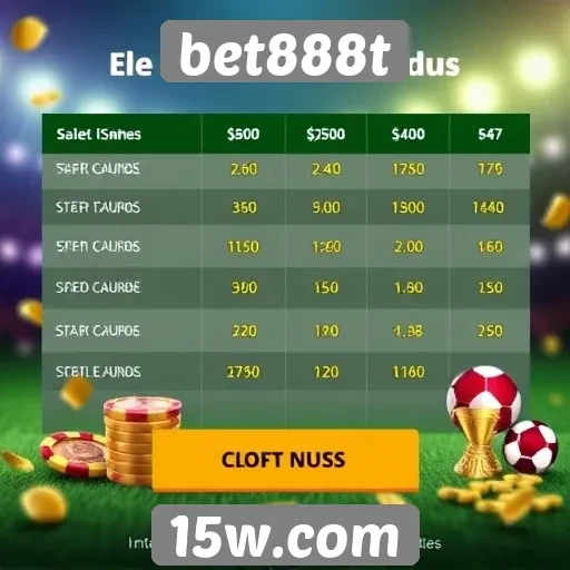 Comparativo de bônus oferecidos na bet888t